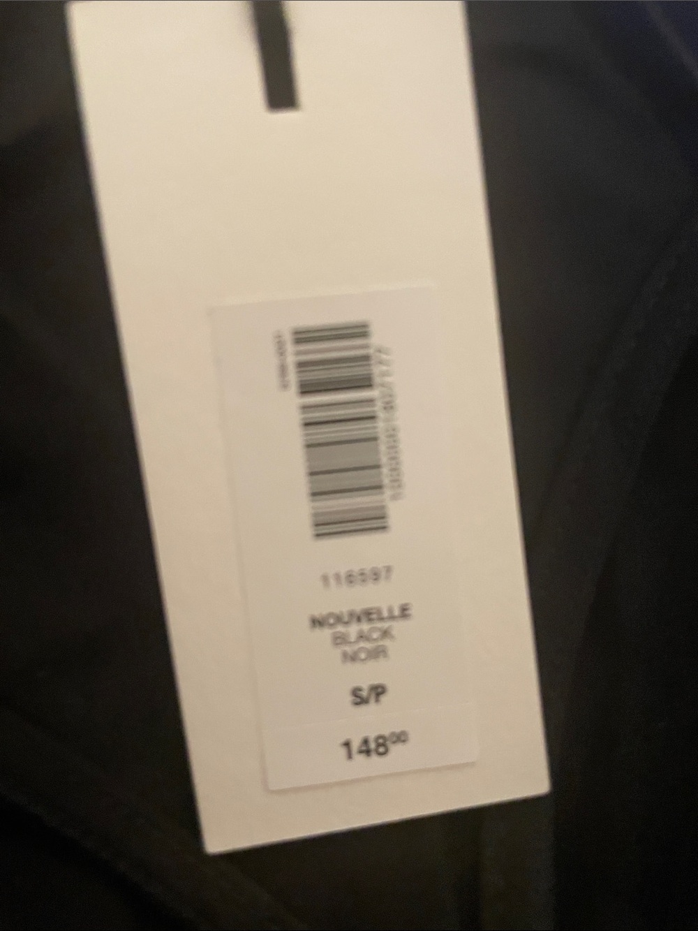 NWT Aritzia Nouvelle Poplin Dress Black S/P - Picture 10 of 10